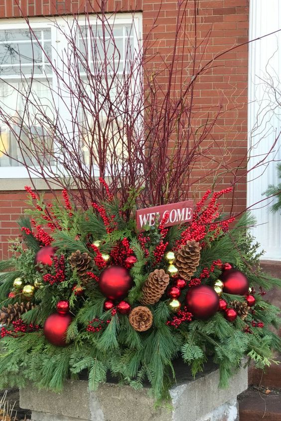 Customize winter/Christmas Planter (2) (Copy)