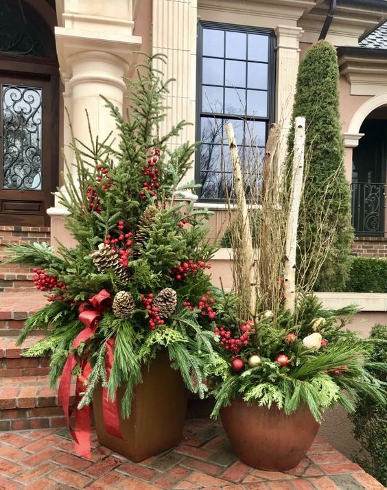 Customize winter/Christmas Planter (2) (Copy)