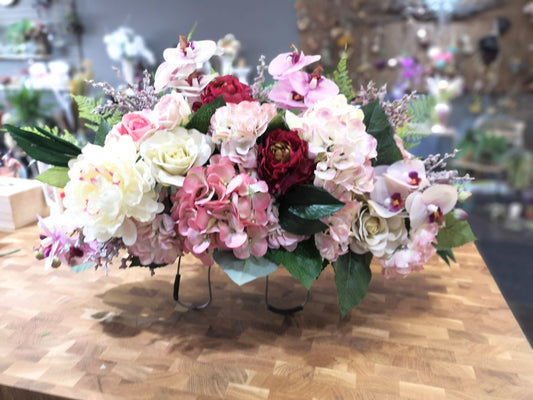 Stone top artificial flower customize