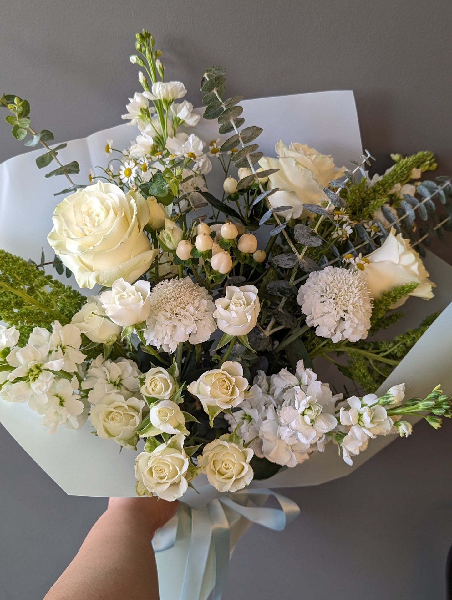 Designer Choice elegant white bouquet $86.99