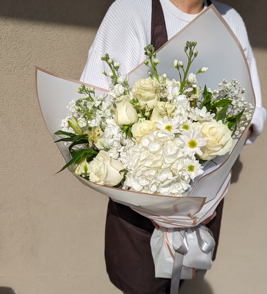 Designer Choice elegant white bouquet $86.99