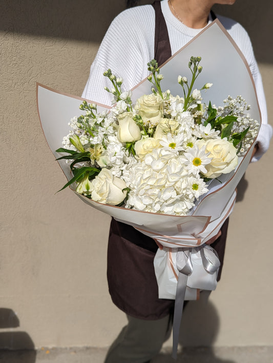 Designer Choice elegant white bouquet $86.99