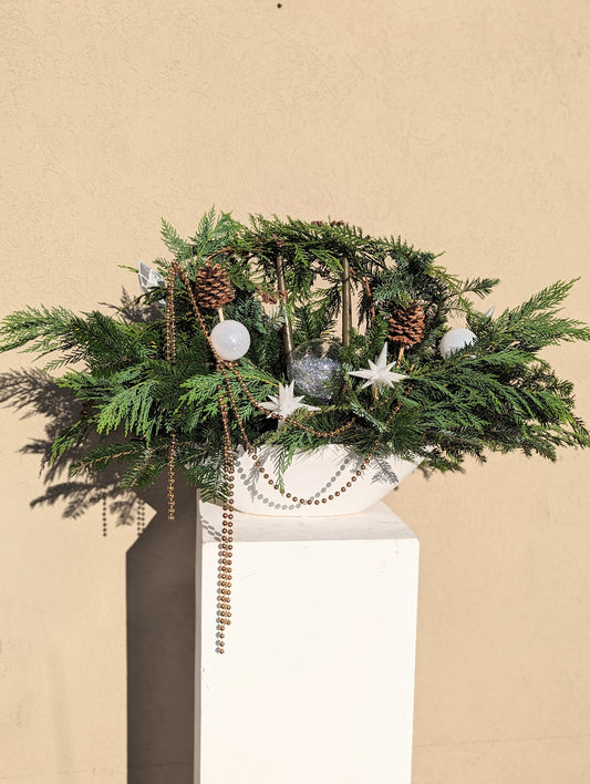 Baroque Style Christmas Centerpiece (medium size)