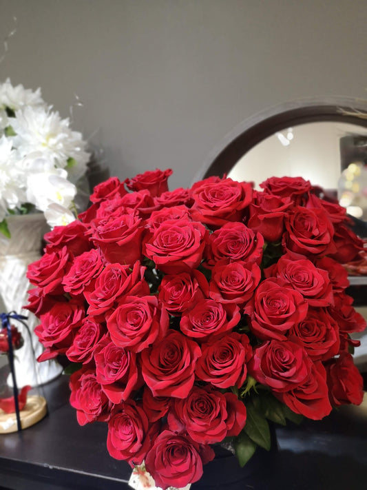 3D Heart Shape rose box