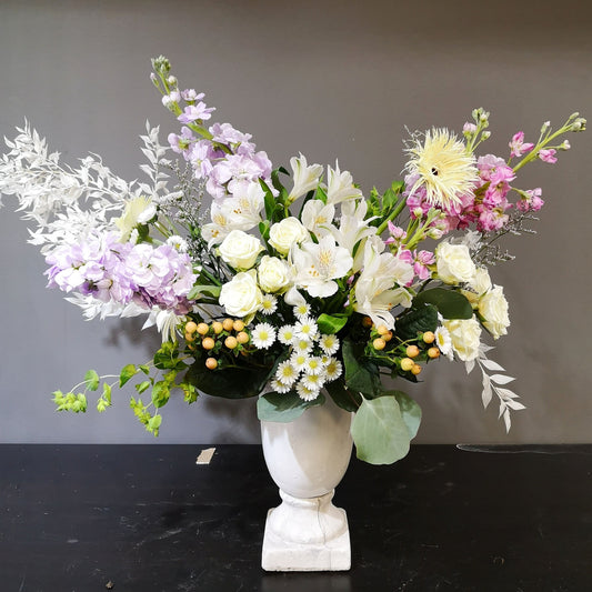 French style urn arrangement (medium)