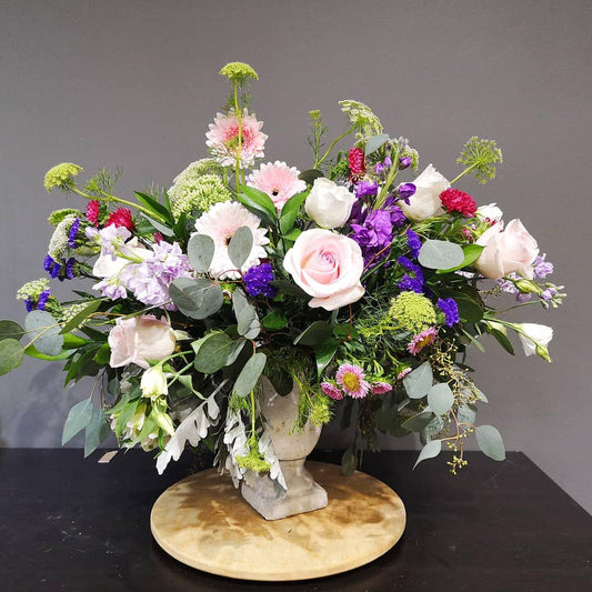 French style urn arrangement (medium)
