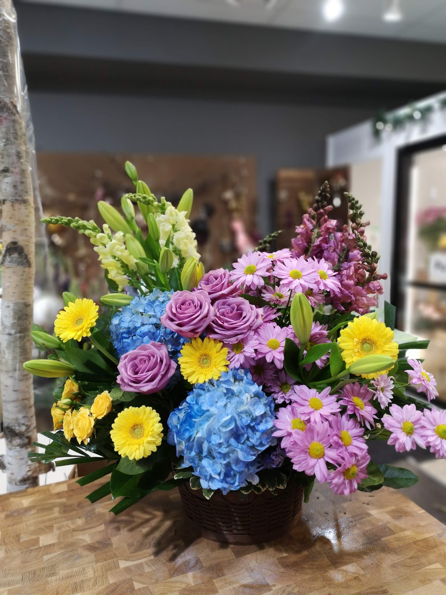 Jumbo Basket Arrangements