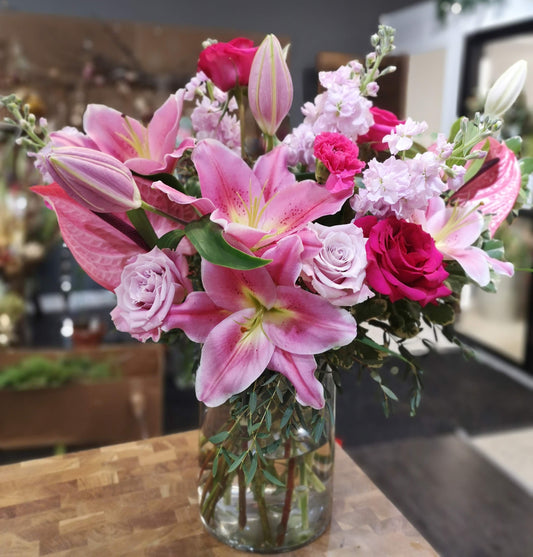 Medium Vase Arrangement $125