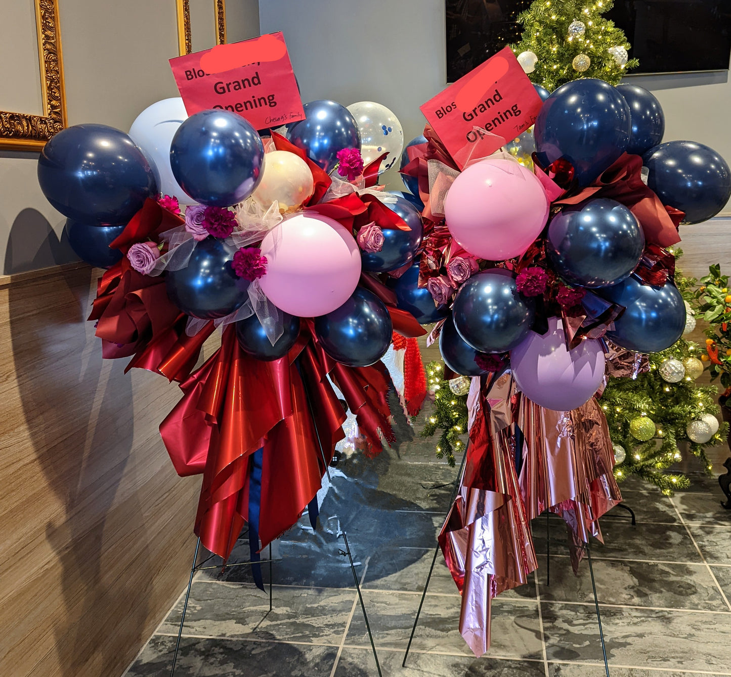 Grand opening balloon stands (2)