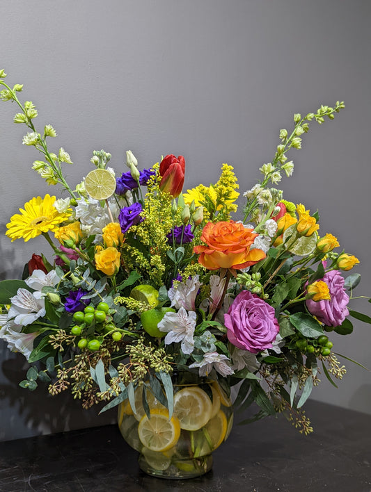 Fruit Punch Glass Arrangements