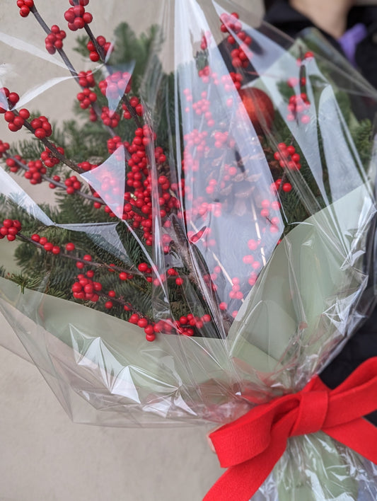 Ilex Christmas bouquet
