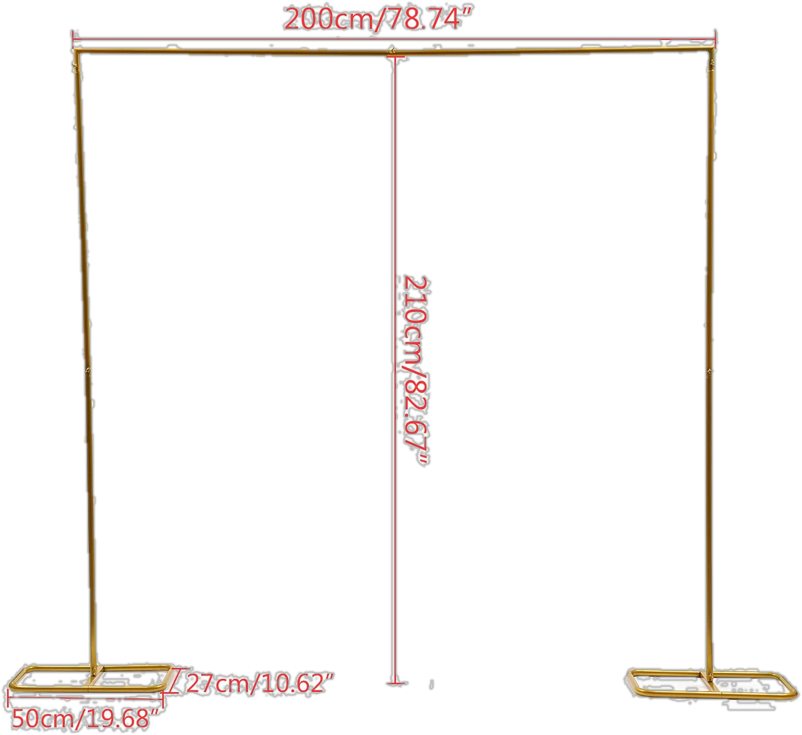 *rental* Metal wedding gold arch 78'' H X 82'' W $200 for 2 days