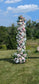 *rental* Deluxe faux flower arch pillar/ package 78'' H  for wedding