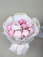 Peony Only bouquet (12)