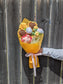 yarn knitted flower bouquet (small size) 针织花束
