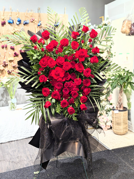 Congrats Grand opening standing spray (开业花篮006）