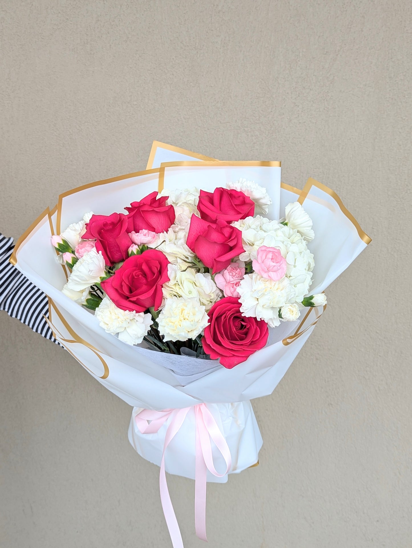 "Strawberry on CAKE" style bouquet $96 (New~)