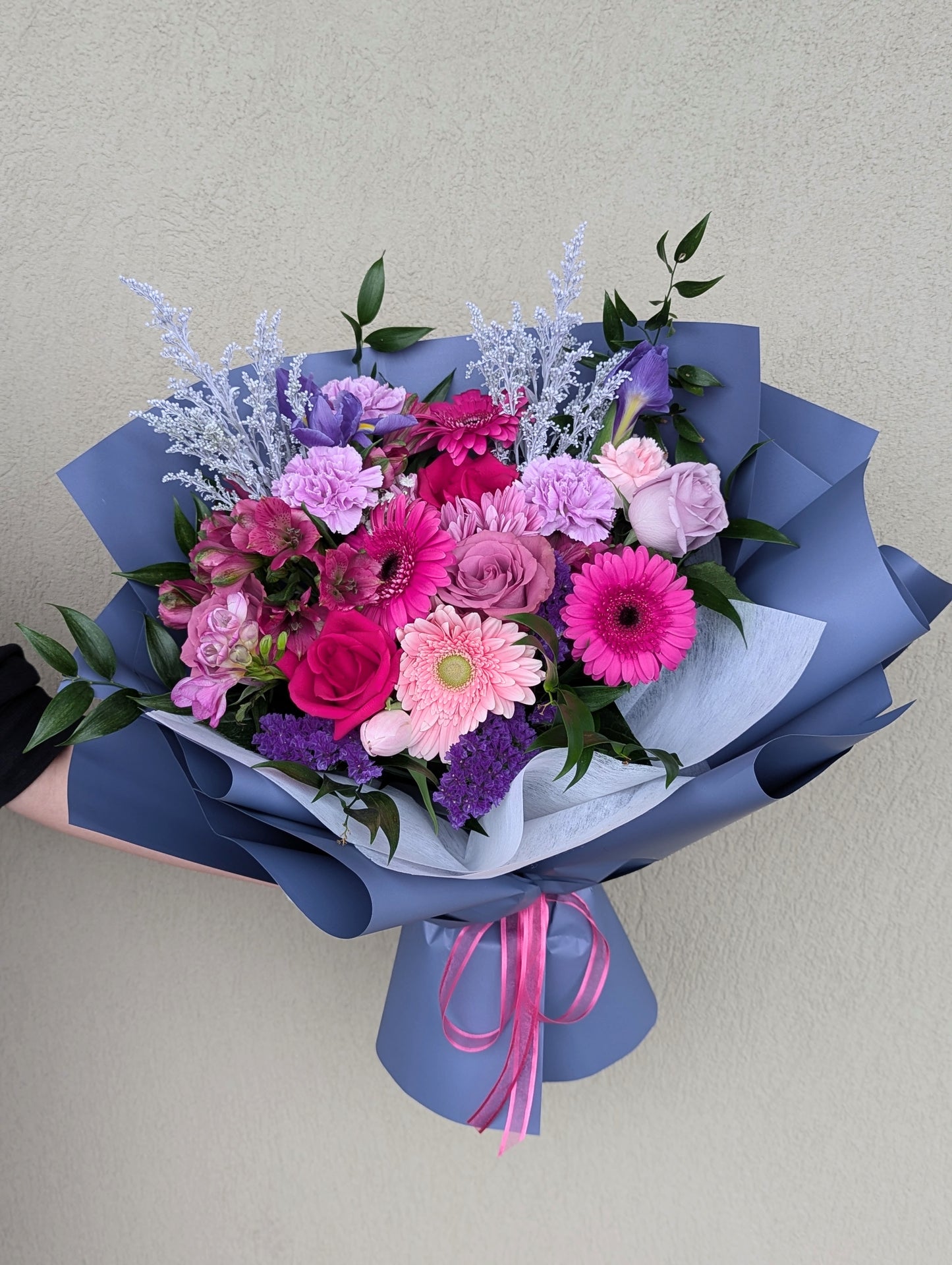 Fuchsia Bloom color designer's choice bouquet $96 (New~)