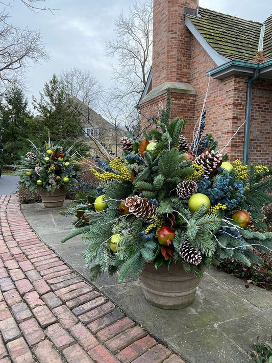 Customize winter/Christmas Planter (2) (Copy)