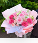 Pink Rosy hydrangea bouquet (extra large)