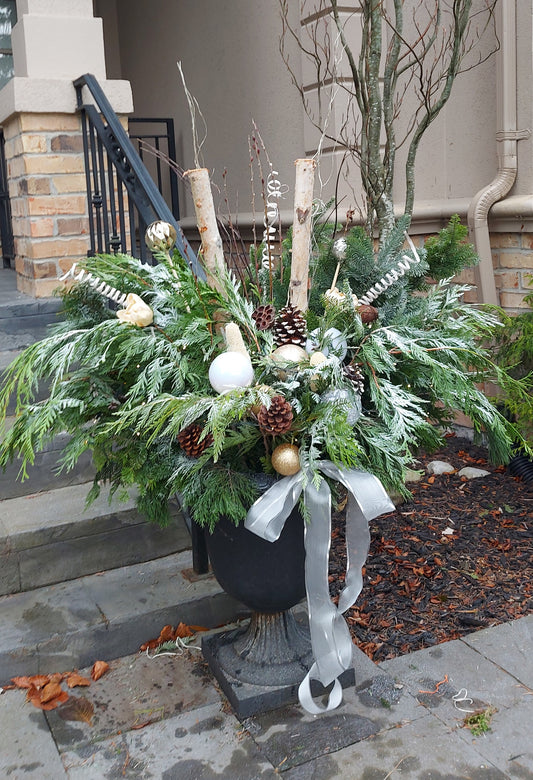 Customize winter/Christmas Planter (2) (Copy)