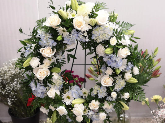 Condolences Standing Wreath