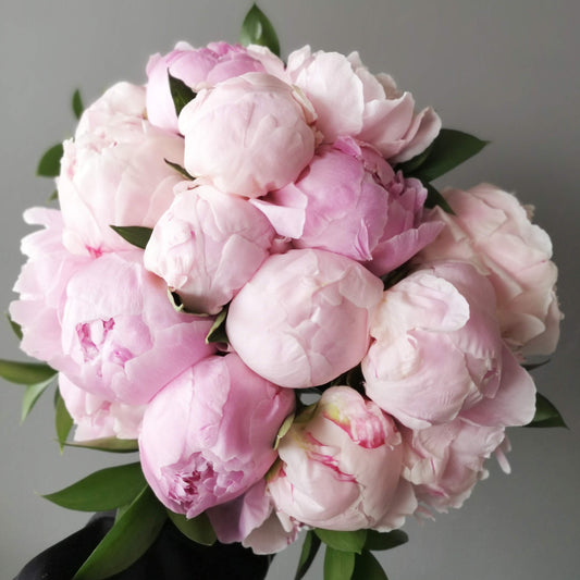 Peony round Bridal Bouquet large size