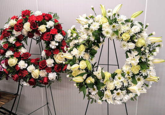 Condolences Standing Wreath