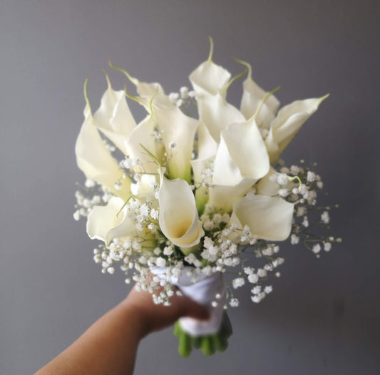 Large calla lily Bridal Bouquet medium size