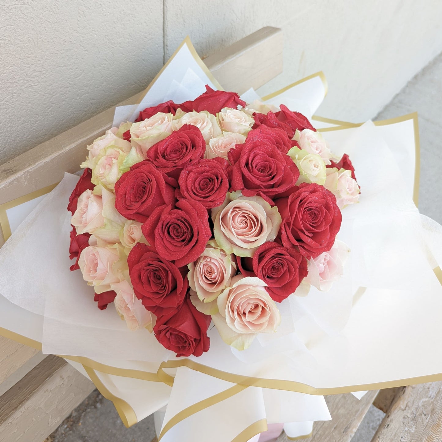Just rose bouquet (50 mixed color)