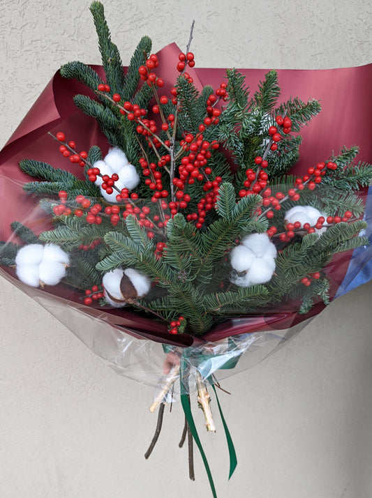 Ilex Christmas bouquet