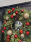Traditional glamours Christmas wreath (24'')