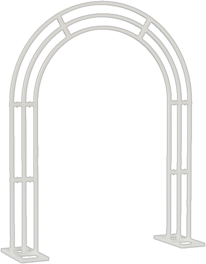 *rental* Metal wedding white arch 102.3'' H X 82.6'' W $250 for 2 days